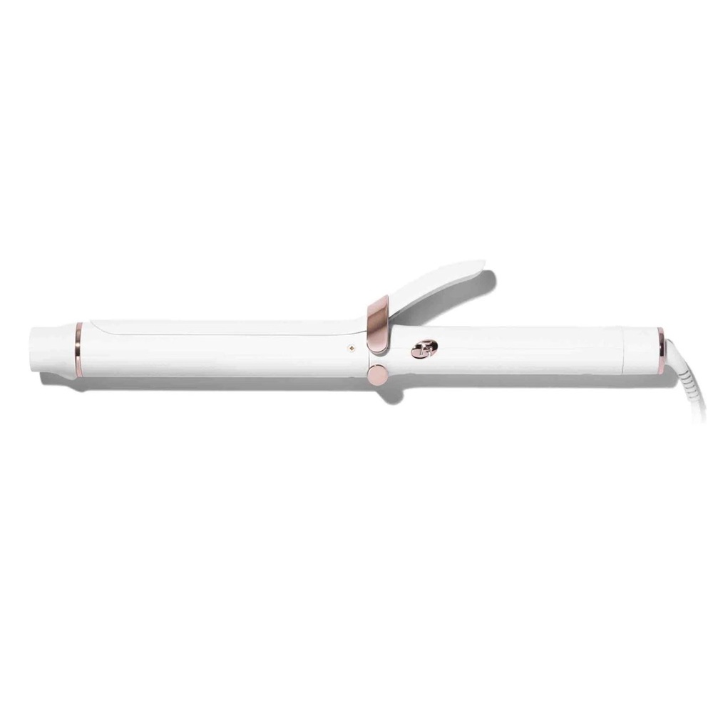 T3 SinglePass Curl X 1.25” Ceramic Curling Iron Extra Long Barrel White NWT - Picture 5 of 6